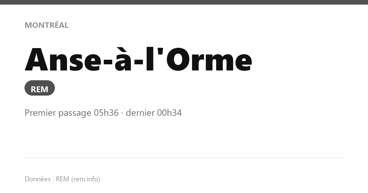 station anse a l orme fr