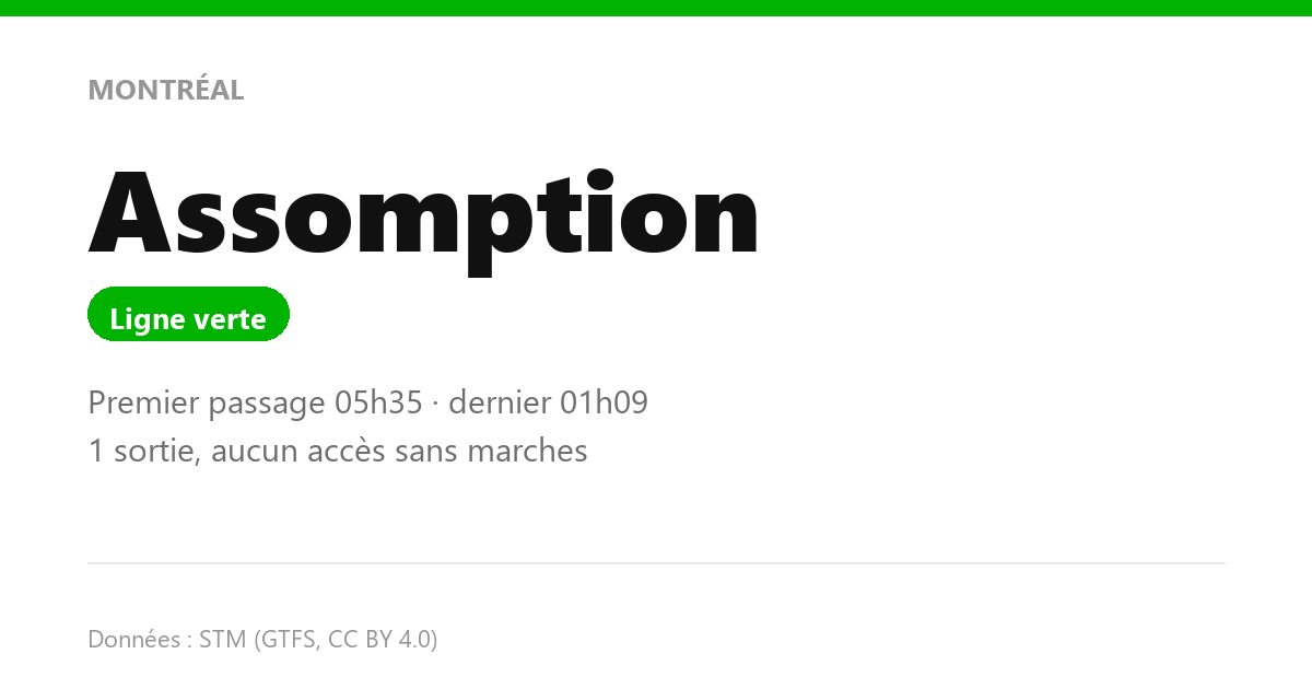 station assomption fr