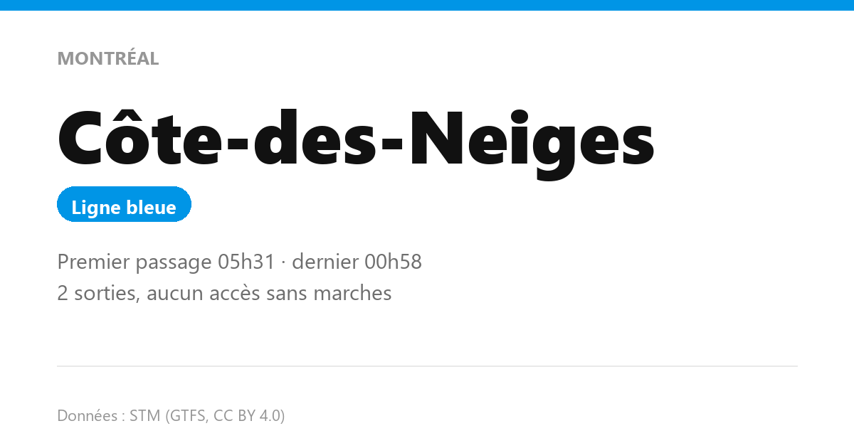 station cote des neiges fr