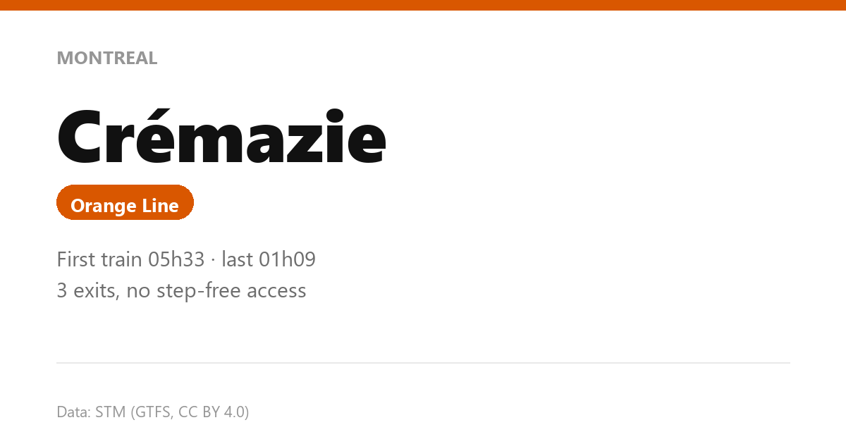 station cremazie en