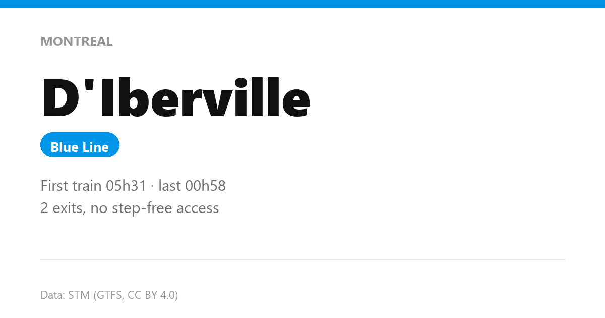 station d iberville en