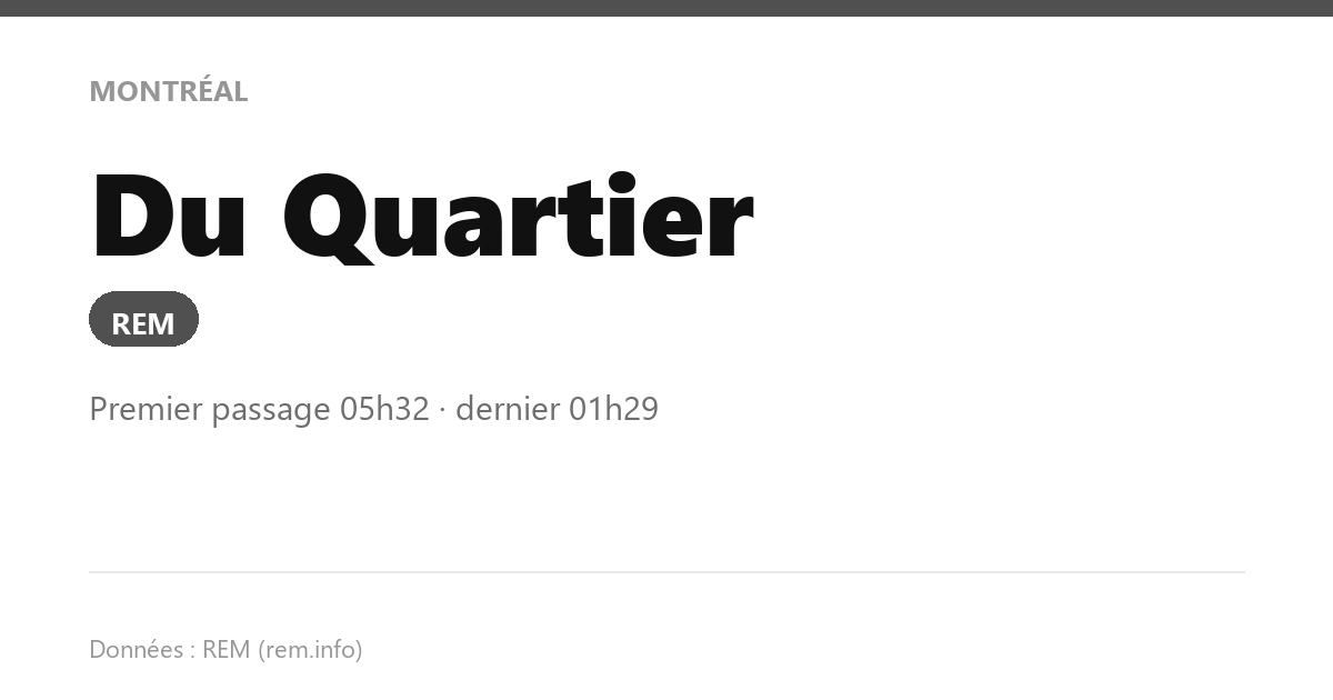 station du quartier fr