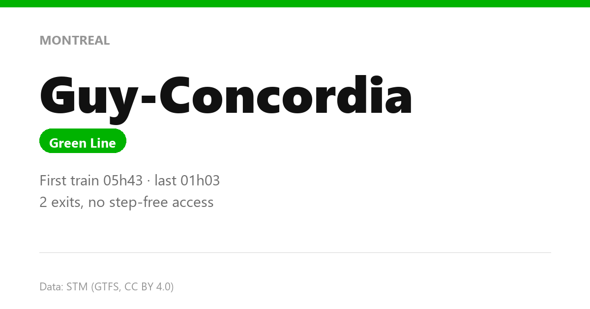 station guy concordia en
