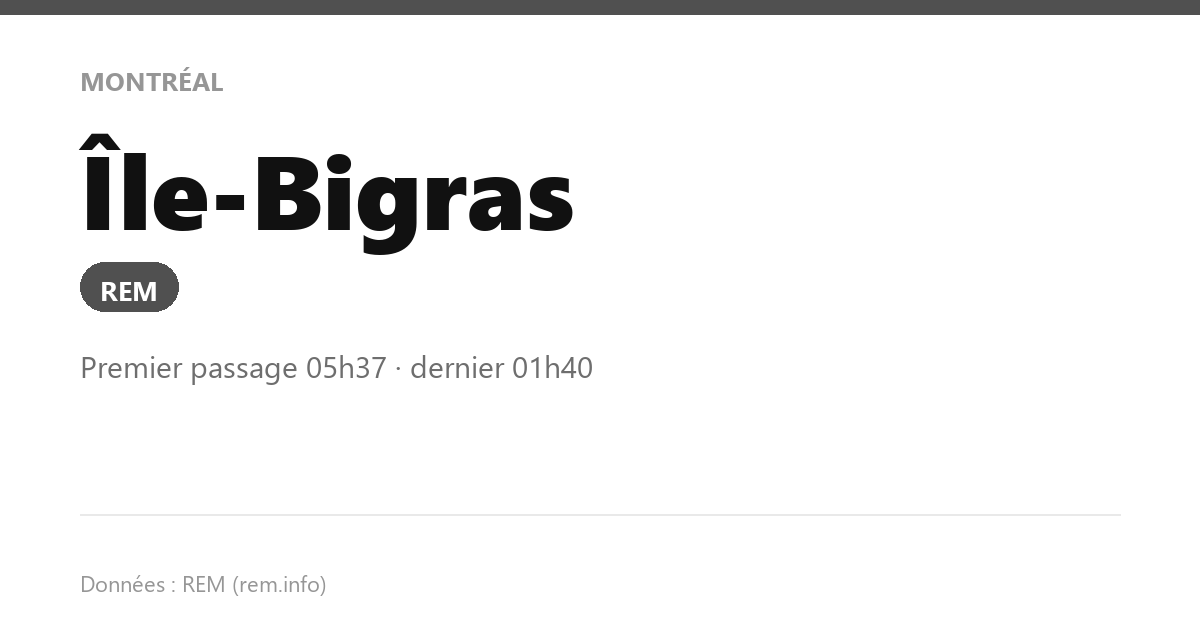 station ile bigras fr