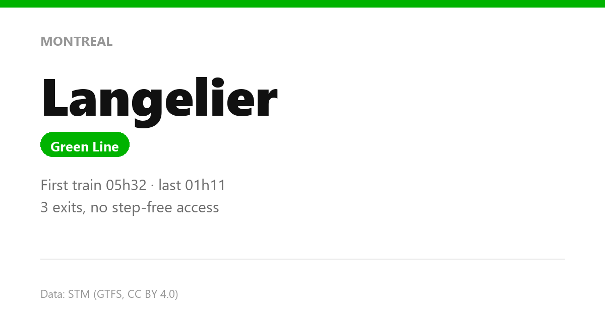 station langelier en