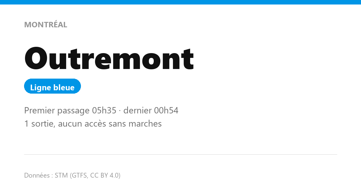 station outremont fr