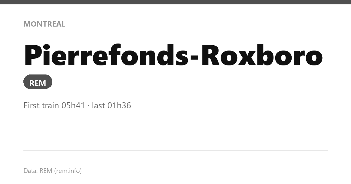 station pierrefonds roxboro en