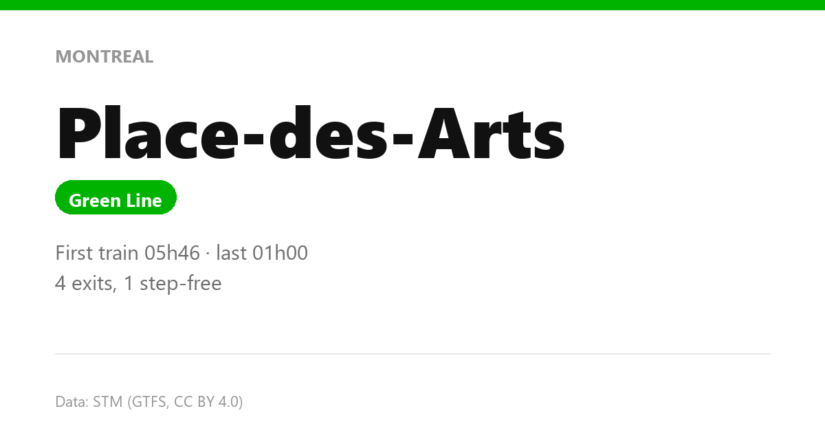 station place des arts en