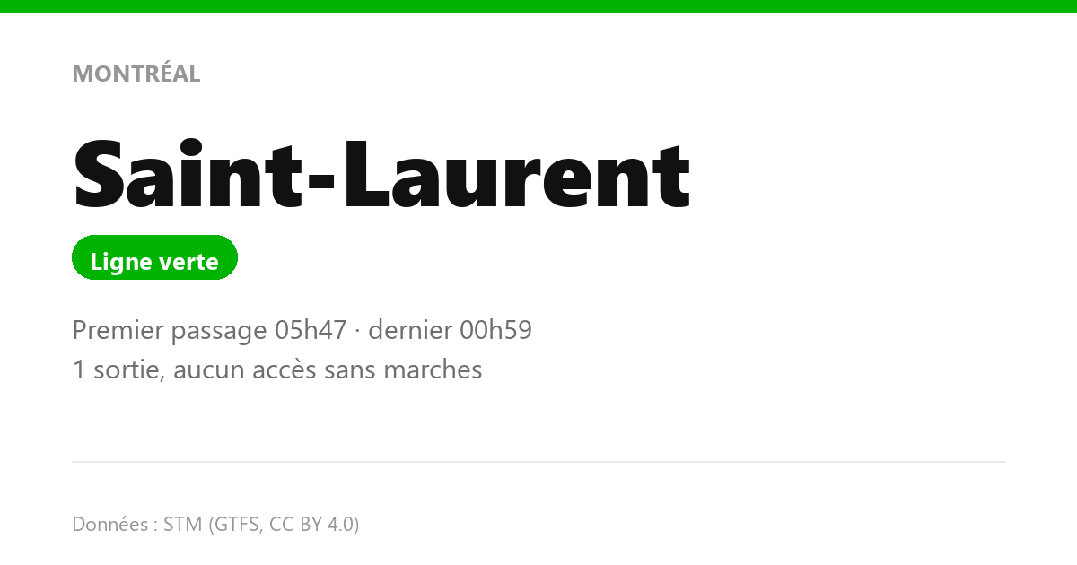station saint laurent fr