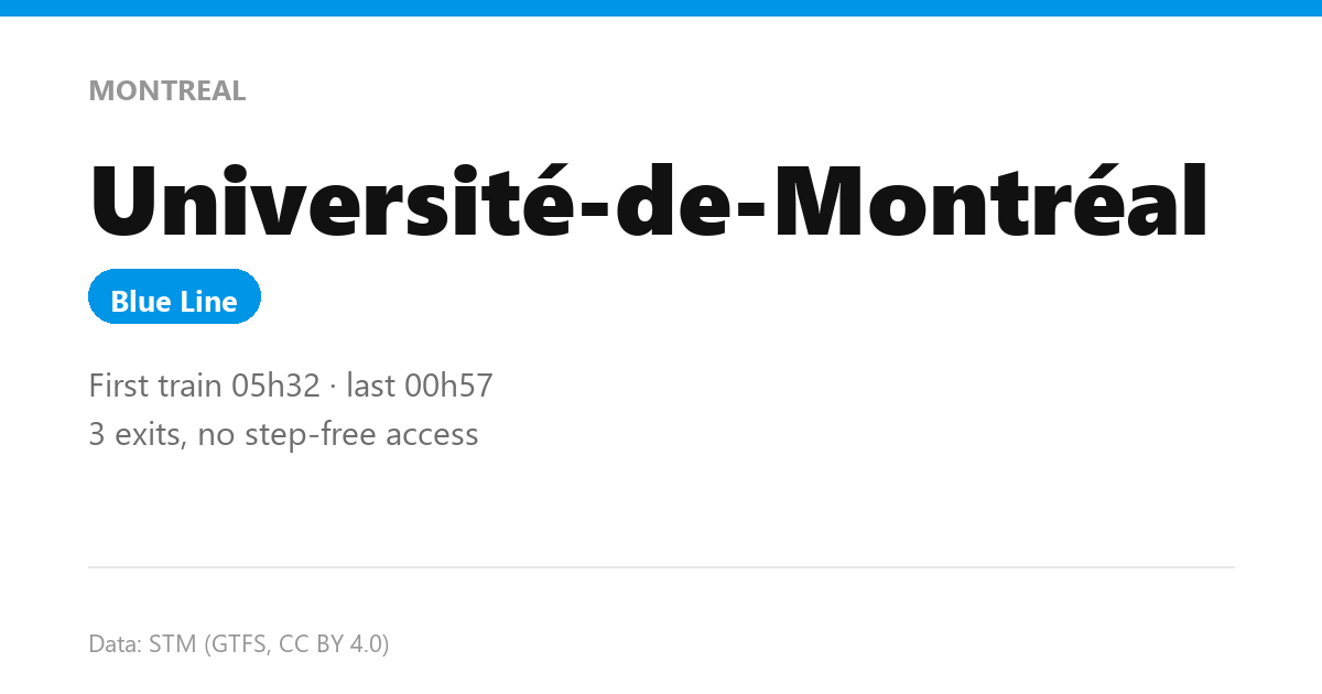 station universite de montreal en