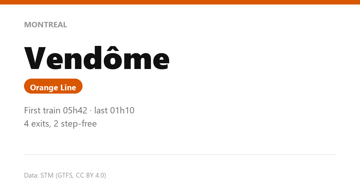 station vendome en